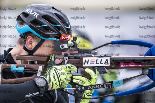 24.06.2021, xkvx, Biathlon Training Oberhof, v.l. Benjamin Menz (Germany) in aktion am Schiessstand at the shooting range