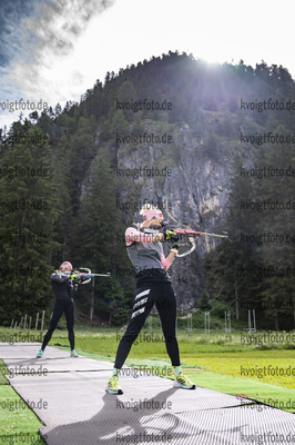01.07.2021, xkvx, Biathlon Training SeiserAlm, v.l. Karolin Horchler (Germany)  