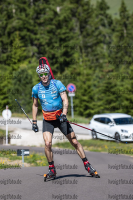 02.07.2021, xkvx, Biathlon Training Lavaze, v.l. Sturla Holm Laegreid (Norway)  