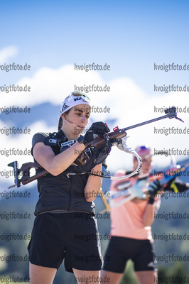 09.07.2021, xkvx, Biathlon Training Lavaze, v.l. Vanessa Voigt (Germany)  
