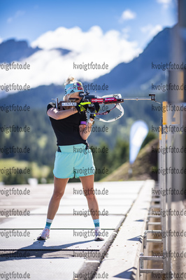 09.07.2021, xkvx, Biathlon Training Lavaze, v.l. Karolin Horchler (Germany)  