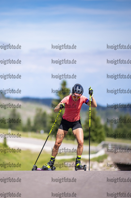 10.07.2021, xkvx, Biathlon Training Lavaze, v.l. Karolin Horchler (Germany)  