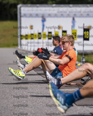 12.07.2021, xkvx, Biathlon Training Bormio, v.l. Roman Rees (Germany)  