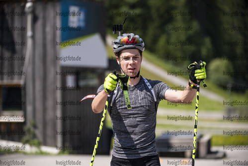 22.07.2021, xkvx, Biathlon Training Ruhpolding, v.l. Elias Seidl (Germany)  