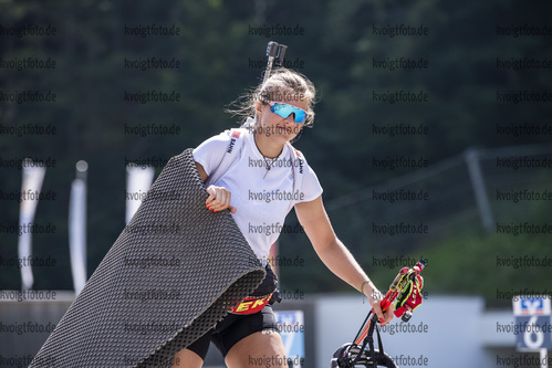22.07.2021, xkvx, Biathlon Training Ruhpolding, v.l. Sophie Spark (Germany)  