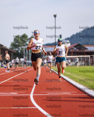 24.07.2021, xkvx, Langlauf Testwettkampf Ruhpolding, v.l. Charlotta de Buhr (Germany), Alexandra Danner (Germany)  