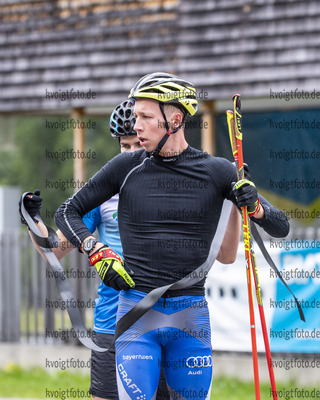 06.08.2021, xkvx, Biathlon Training Ruhpolding, v.l. Johan Werner (Germany), Frederik Madersbacher (Germany)  