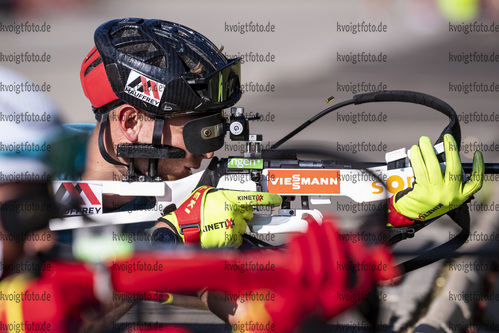 23.08.2021, xkvx, Biathlon Training Bessans, v.l. Emilien Claude (France)  