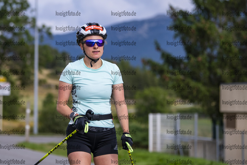 27.08.2021, xkvx, Biathlon Training Font Romeu, v.l. Janina Hettich (Germany)  