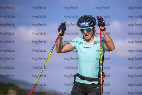27.08.2021, xkvx, Biathlon Training Font Romeu, v.l. Vanessa Hinz (Germany)  