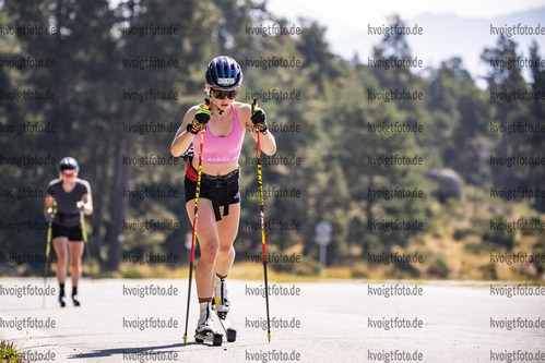 28.08.2021, xkvx, Biathlon Training Font Romeu, v.l. Marion Wiesensarter (Germany)  