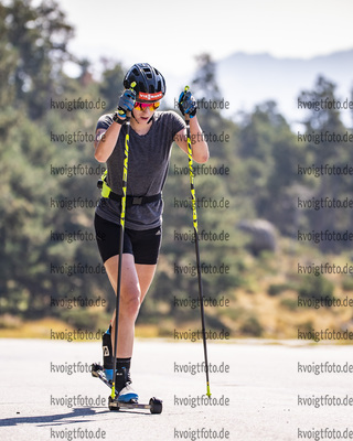 28.08.2021, xkvx, Biathlon Training Font Romeu, v.l. Vanessa Voigt (Germany)  