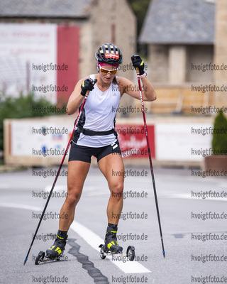 01.09.2021, xkvx, Biathlon Training Font Romeu, v.l. Denise Herrmann (Germany)  