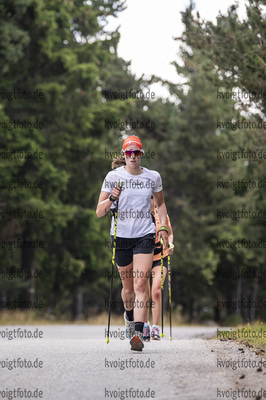 01.09.2021, xkvx, Biathlon Training Font Romeu, v.l. Vanessa Voigt (Germany)  