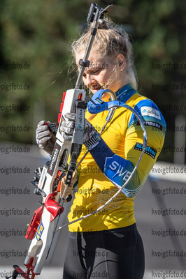 08.09.2021, xleox, Biathlon Training Font Romeu, v.l. Stina Nilsson (Sweden)  