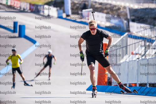 09.09.2021, xkvx, Biathlon Deutsche Meisterschaften Arber, Training Herren, v.l. Roman Rees (Germany)  