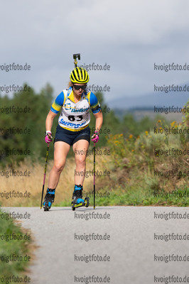 09.09.2021, xleox, Biathlon Training Font Romeu, v.l. Mona Brorsson (Sweden)  