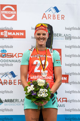 11.09.2021, xkvx, Biathlon Deutsche Meisterschaften Arber, Sprint Damen, v.l. Denise Herrmann (Germany)  