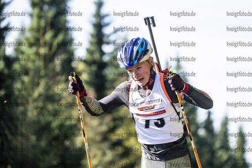 01.10.2021, xkvx, Biathlon, Deutschlandpokal Altenberg, Sprint - maennlich, v.l. Alexander Finze (Germany)