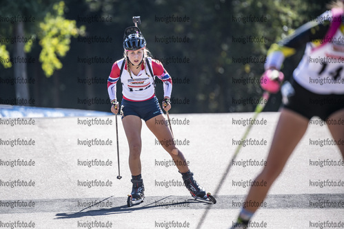 01.10.2021, xkvx, Biathlon, Deutschlandpokal Altenberg, Sprint - weiblich, v.l. Rosalie Unglaube (Germany)