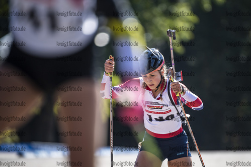 01.10.2021, xkvx, Biathlon, Deutschlandpokal Altenberg, Sprint - weiblich, v.l. Rosalie Unglaube (Germany)