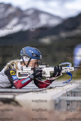07.10.2021, xkvx, Biathlon Training Lavaze, v.l. Tiril Eckhoff (Norway)  