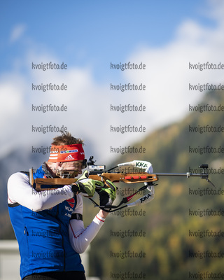 22.10.2021, xkvx, Biathlon Training Antholz-Anterselva, v.l. Johannes Kuehn (Germany)  