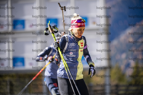 29.10.2021, xkvx, Biathlon Training Antholz-Anterselva, v.l. Karolin Horchler (Germany)  
