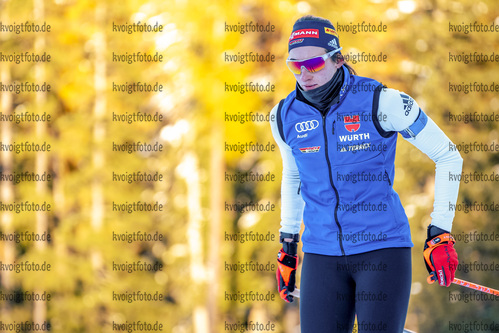 06.11.2021, xmlx, Biathlon Training Lenzerheide, v.l. Vanessa Voigt (Germany)