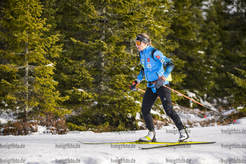 10.11.2021, xkvx, Biathlon Training Sjusjoen, v.l. Justine Braisaz-Bouchet (France)  