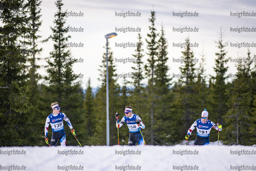 12.11.2021, xkvx, Biathlon Training Sjusjoen, v.l. Unknown / Unbekannt / Czech Republic Athlete  