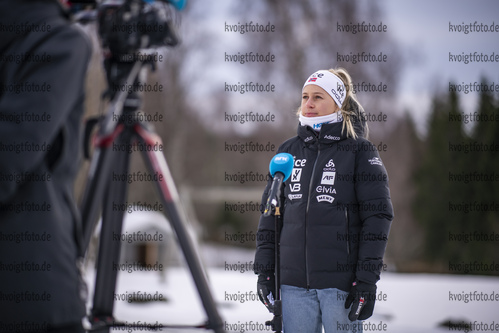 12.11.2021, xkvx, Biathlon Training Sjusjoen, v.l. Tiril Eckhoff (Norway)  