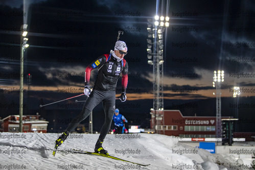 25.11.2021, xkvx, Biathlon IBU World Cup Oestersund, Training Women and Men, v.l. Tarjei Boe (Norway) in aktion / in action competes
