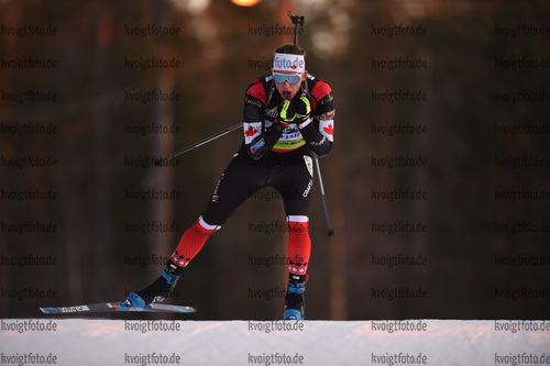 25.11.2021, xetx, Biathlon IBU Cup Idre, Sprint Men, v.l. Matthew Strum (CANADA)