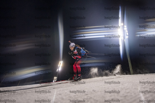 26.11.2021, xkvx, Biathlon IBU World Cup Oestersund, Training Women and Men, v.l. Sturla Holm Laegreid (Norway) in aktion / in action competes