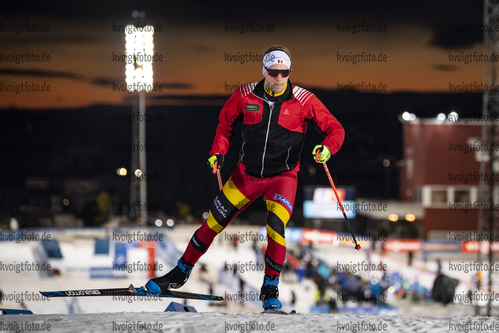 26.11.2021, xkvx, Biathlon IBU World Cup Oestersund, Training Women and Men, v.l. Thierry Langer (Belgium) in aktion / in action competes
