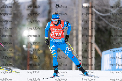 28.11.2021, xkvx, Biathlon IBU World Cup Oestersund, Sprint Women, v.l. Samuela Comola (Italy) in aktion / in action competes