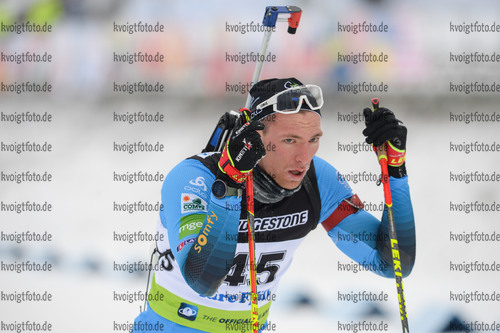 28.11.2021, xetx, Biathlon IBU Cup Idre, Pursuit Men, v.l. Emilien Claude (FRANCE)