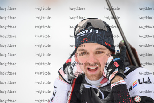 28.11.2021, xetx, Biathlon IBU Cup Idre, Pursuit Men, v.l. Patrick Jakob (AUSTRIA)