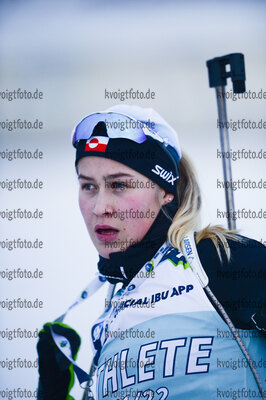 30.11.2021, xetx, Biathlon IBU Cup Sjusjoen, Training Women and Men, v.l. Ukaleq Astri Slettemark (GRINLAND)  / 