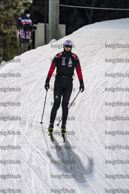 01.12.2021, xkvx, Biathlon IBU World Cup Oestersund, Training Women and Men, v.l. Johannes Thingnes Boe (Norway) in aktion / in action competes