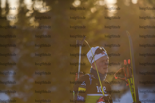 01.12.2021, xetx, Biathlon IBU Cup Sjusjoen, Super Sprint Men, v.l. Endre Stroemsheim (NORWAY)  / 