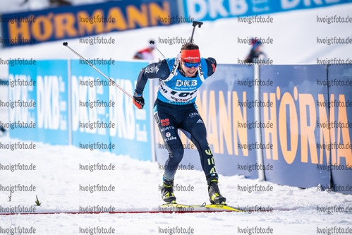 10.12.2021, xkvx, Biathlon IBU World Cup Hochfilzen, Sprint Men, v.l. Philipp Nawrath (Germany) in aktion / in action competes