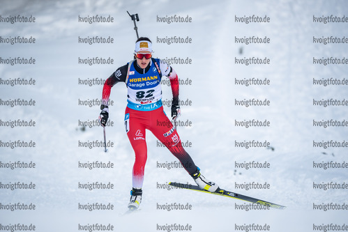 10.12.2021, xkvx, Biathlon IBU World Cup Hochfilzen, Sprint Women, v.l. Julia Schwaiger (Austria) in aktion / in action competes