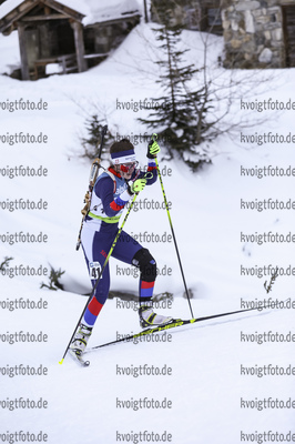 10.12.2021, xmcx, Biathlon IBU Junior Cup Martell, Individual Women, v.l. Emilija Bucic (Serbia)  / 