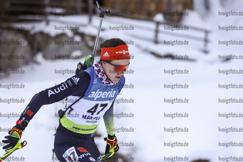 10.12.2021, xmcx, Biathlon IBU Junior Cup Martell, Individual Women, v.l. Mareike Braun (Germany)  / 
