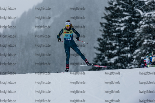 11.12.2021, xljkx, Cross Country FIS World Cup Davos, Women Prolog, v.l. Zana Evans (Australia)  / 