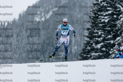 11.12.2021, xljkx, Cross Country FIS World Cup Davos, Men Prolog, v.l. George Ersson (Sweden)  / 