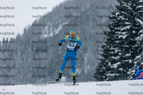 11.12.2021, xljkx, Cross Country FIS World Cup Davos, Men Prolog, v.l. Oleksii Krasovskyi (Ukraine)  / 
