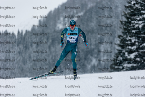 11.12.2021, xljkx, Cross Country FIS World Cup Davos, Men Prolog, v.l. Campo Seve De (Australia)  / 